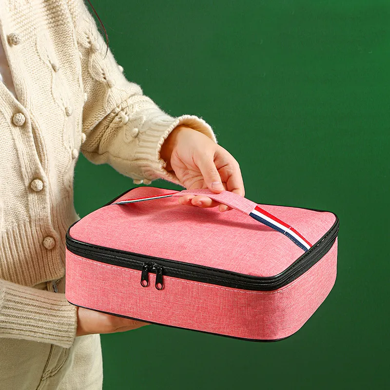 Saco grande Bento Box, saco portátil de manutenção de calor de almoço para o trabalho e escola   image 2