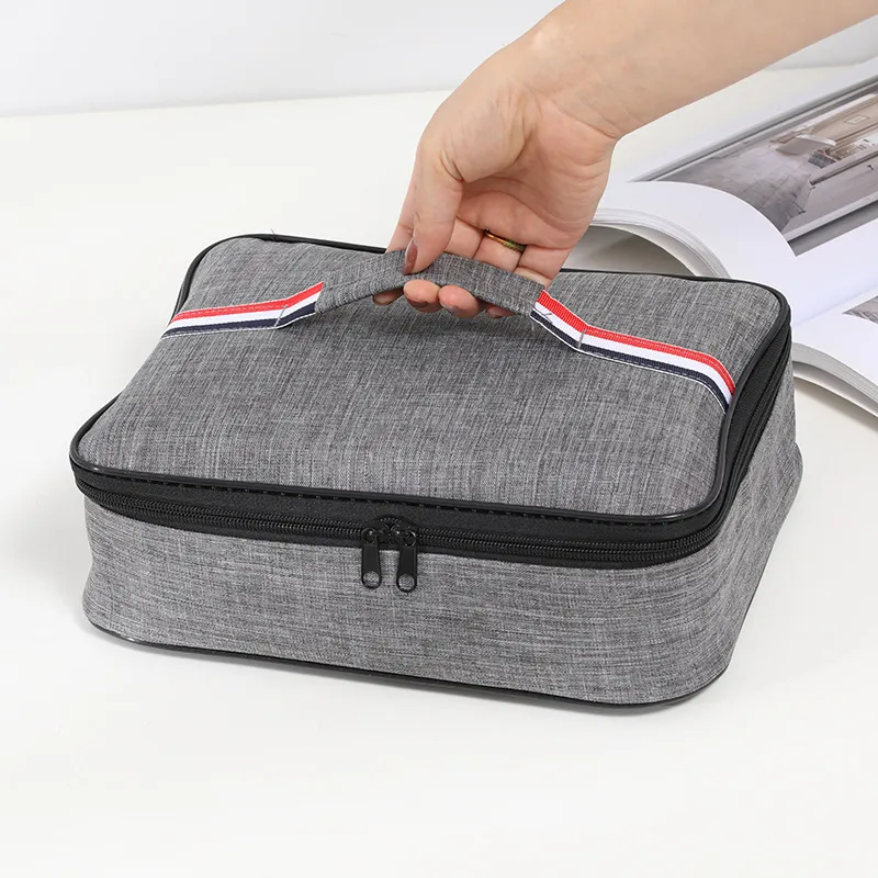 Large Bento Box Bag, Portable Lunch Heat Keeping Bag For Work And School