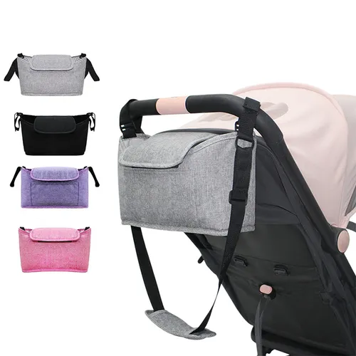 Baby Stroller Bag Portable Baby Umbrella Storage Bag Pocket Cup Holder Organizer Universal Stroller Accessory