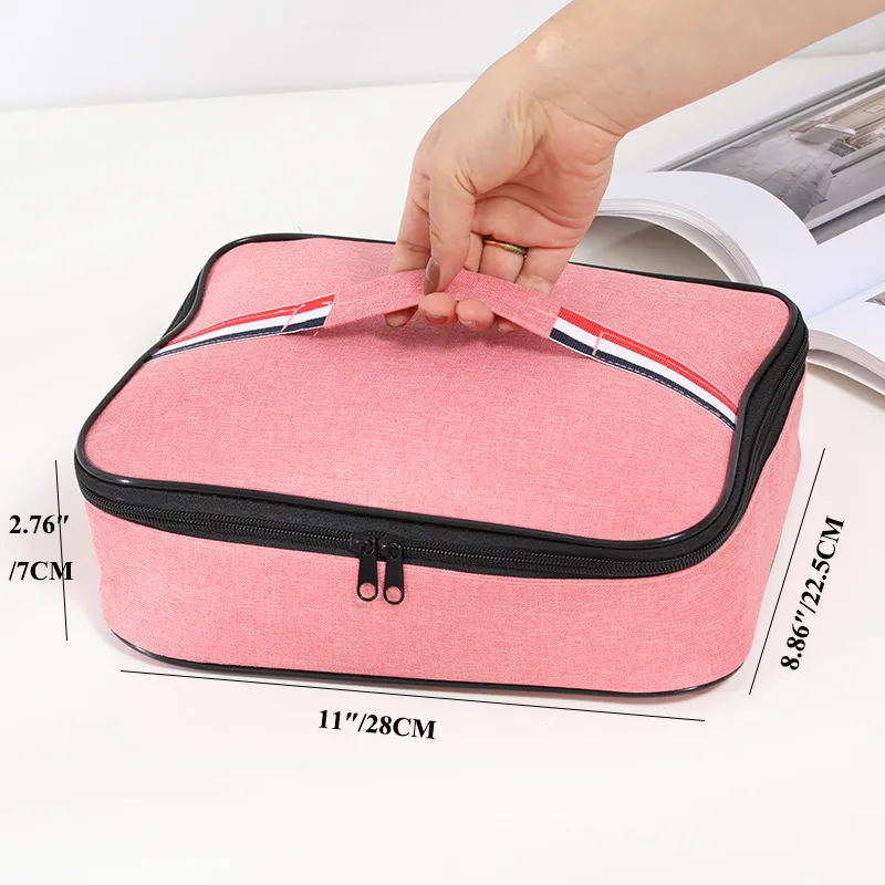 Saco grande Bento Box, saco portátil de manutenção de calor de almoço para o trabalho e escola   big image 1