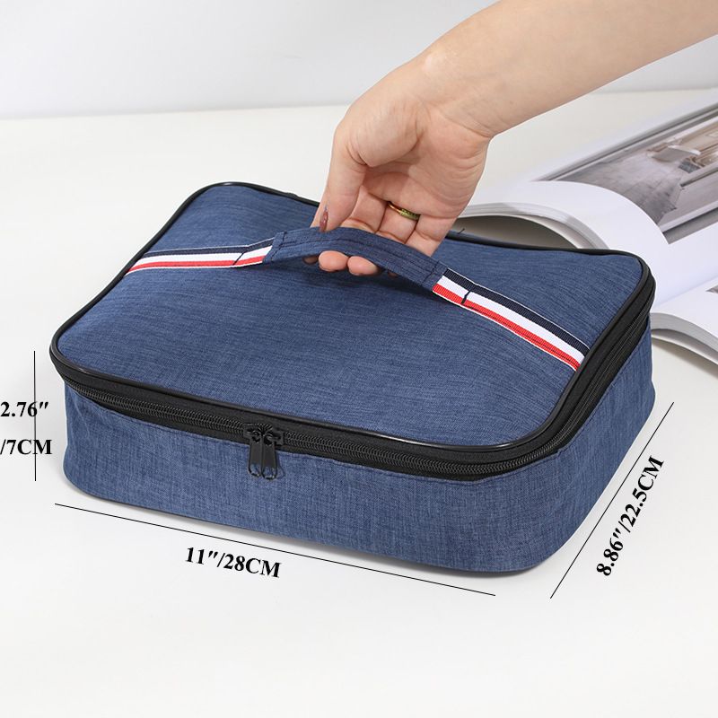 Large Bento Box Bag, Portable Lunch Heat Keeping Bag For Work And School