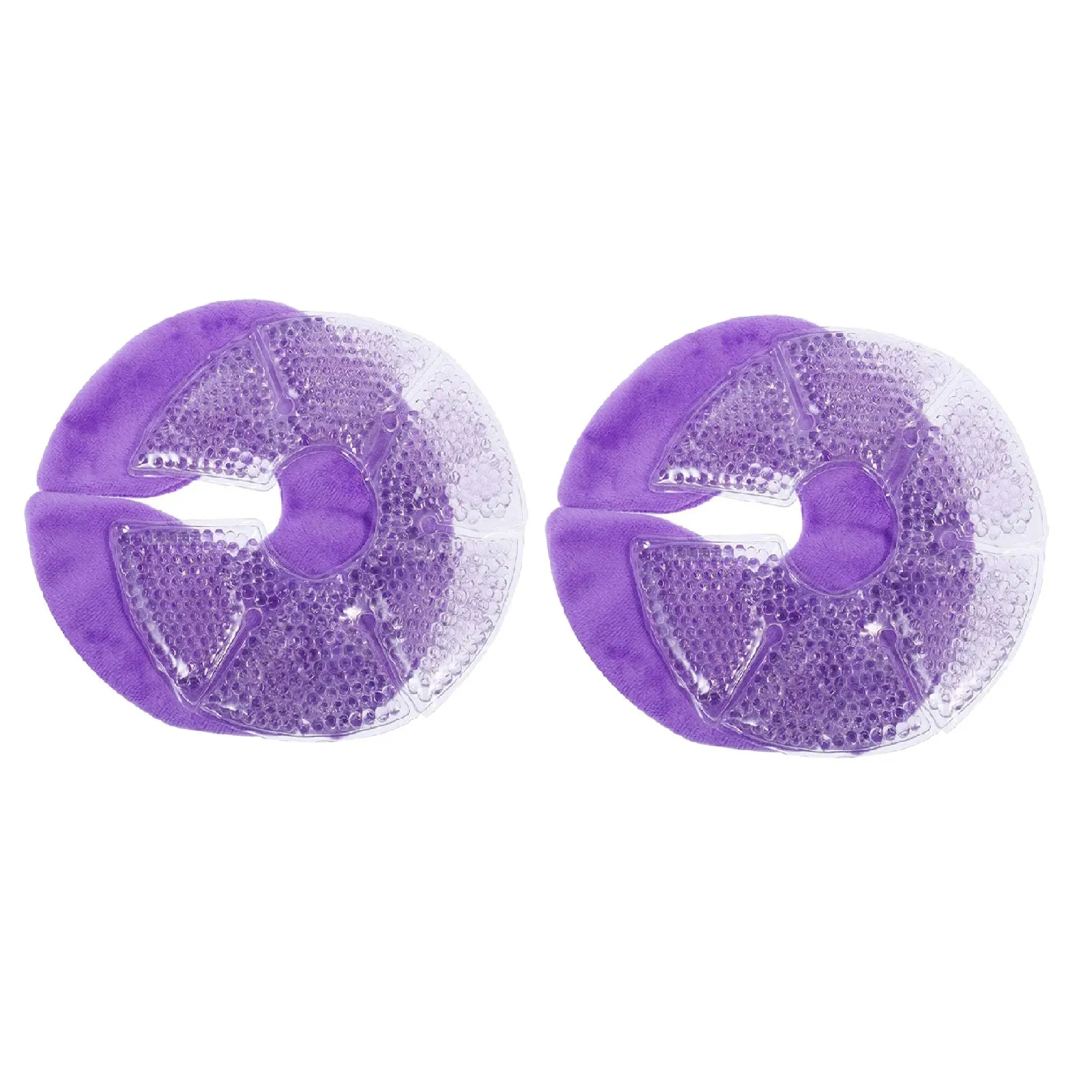 2-pack absorventes de amamentação reutilizáveis, almofadas de peito para amamentação, aliviar a dor de amamentação, mastite, ingurgitamento, e muito mais com almofadas de gel quente e frio, aumentar a desmama do leite e produção  image 6