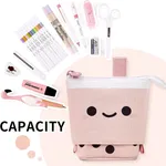 Home & Stuff Cute Telescopic Standing Design Pen Holder Pencil Case Stationery Can Be Pouch Gadget Travel Accessories Makeup Cosmetic Bag  image 5