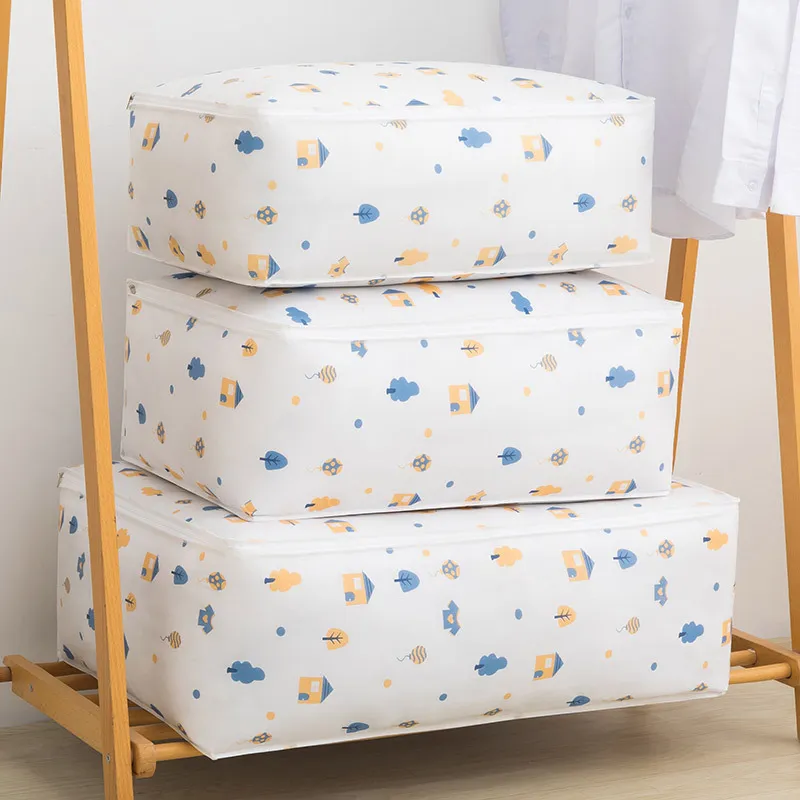 Allover Print Clothing Storage Ultra-large Capacity Dustproof and Moisture-proof Bags big image 2