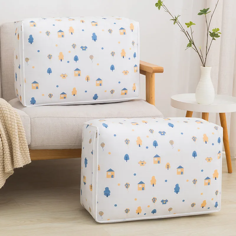 Allover Print Clothing Storage Ultra-large Capacity Dustproof and Moisture-proof Bags big image 7