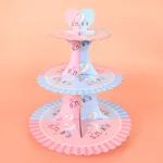 Cupcake Stand Party Supplies 3 Tier Cake Display Gender Reveal Party Decorations Table Centerpiece  image 2