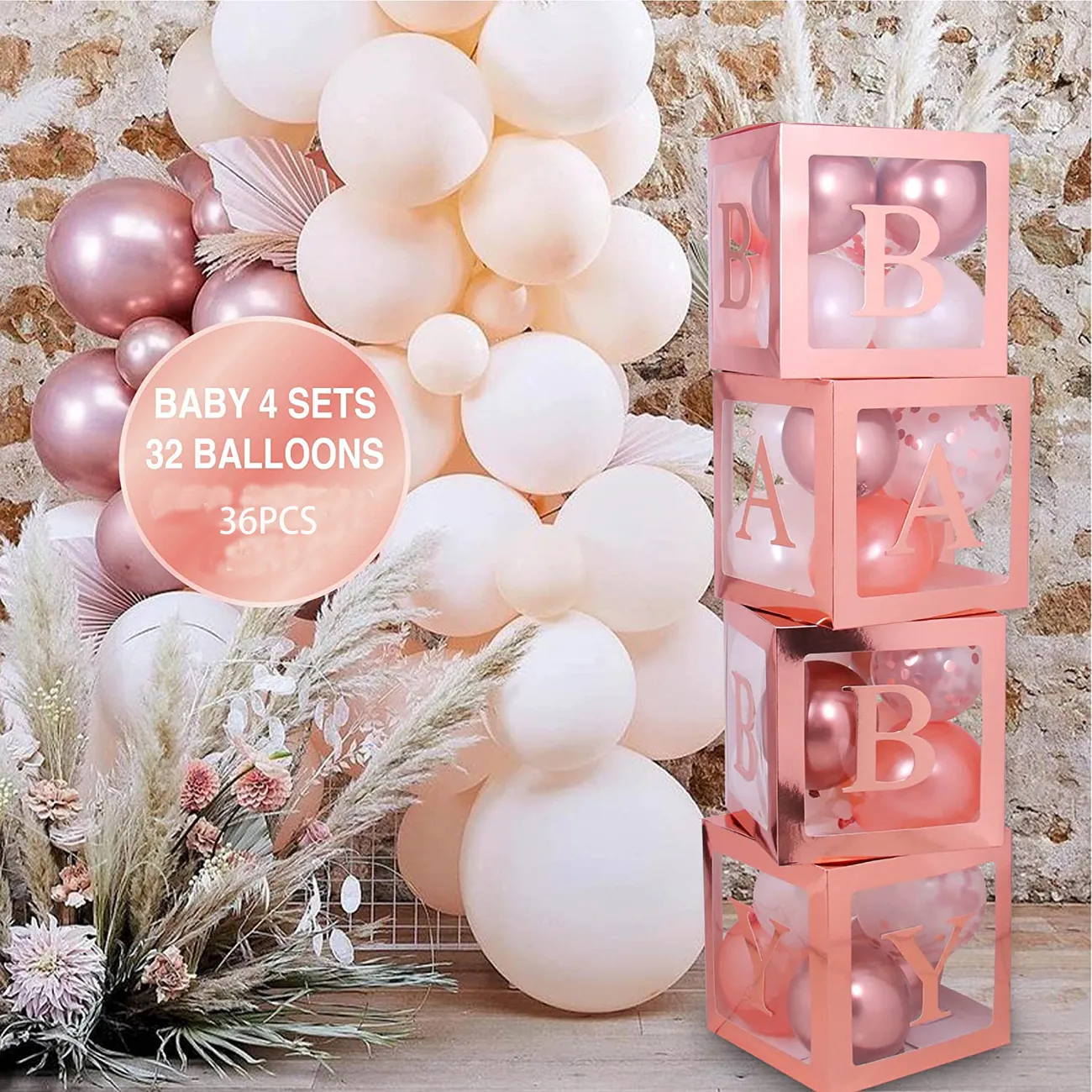 How To, DIY Baby Blocks, Party Props, Baby Shower