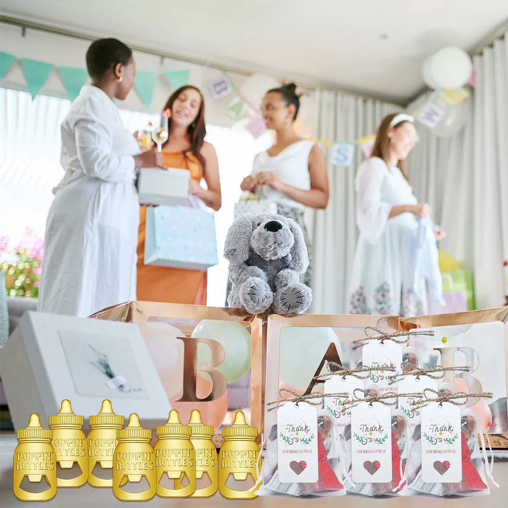 15-pack Baby Bottle Openers Cute Baby Bottle Openers Baby Shower Party Gifts Baby Shower Return Gifts for Guests Wedding Party Souvenirs Kids Birthday Party Decorations big image 4