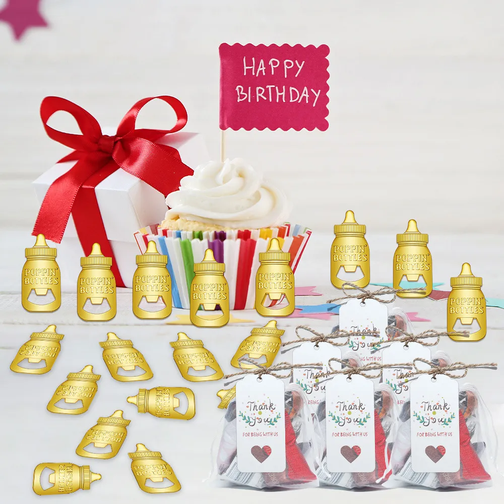 15-pack Baby Bottle Openers Cute Baby Bottle Openers Baby Shower Party Gifts Baby Shower Return Gifts for Guests Wedding Party Souvenirs Kids Birthday Party Decorations big image 5
