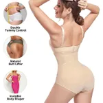  High Waist Tummy Control Shapewear Pants with Butt Lifter and Hook Closure  image 3