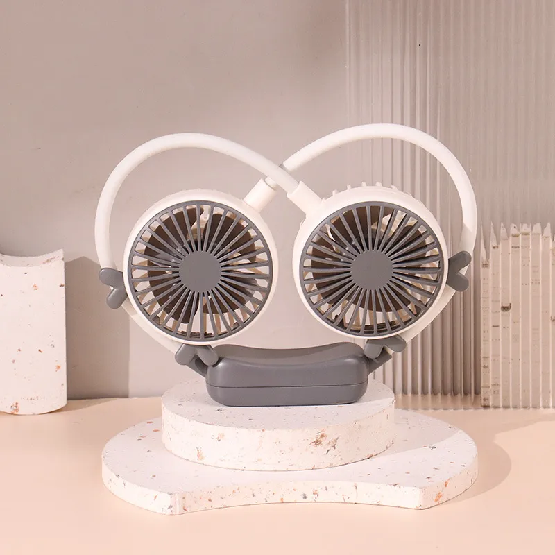 

Neck Fan, Rechargeable Battery Operated Portable Fan 500mAh, Hands Free Personal Fan Hang Around Neck Fans, Wearable Small Fan for Outdoor Working Bat