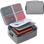 Multi-layer Oxford Cloth Important Document Organizer for Household IDs, Birth Certificates, Passports, and Cards  image 2
