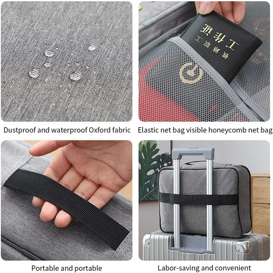 Multi-layer Oxford Cloth Important Document Organizer for Household IDs, Birth Certificates, Passports, and Cards  image 6