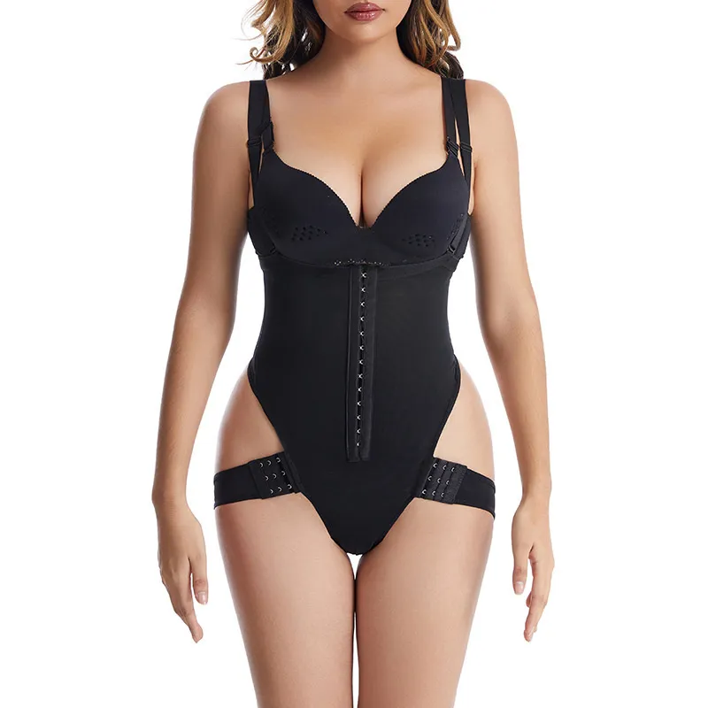 Nova calça bonita de plástico para modelagem do corpo para as mulheres  Preto big image 1