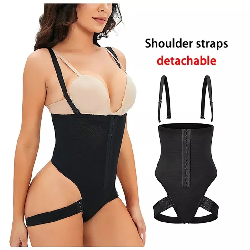 Nova calça bonita de plástico para modelagem do corpo para as mulheres  Preto image 4
