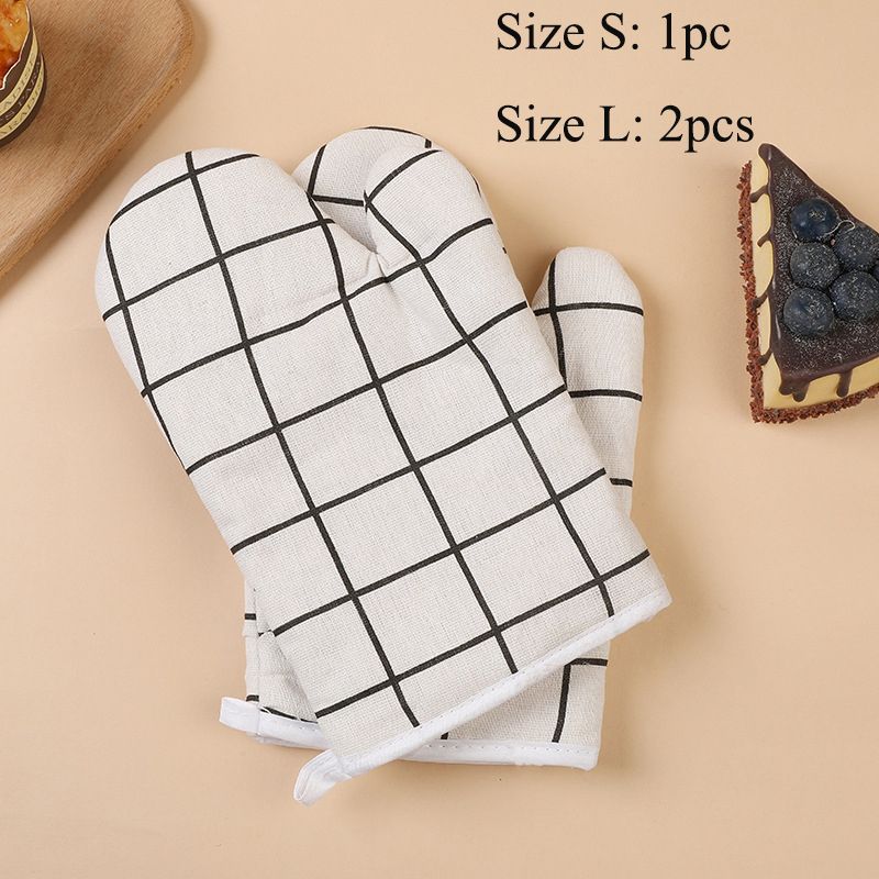 

Cotton and Linen Microwave Oven Baking Gloves - Kitchen/Baking Tools