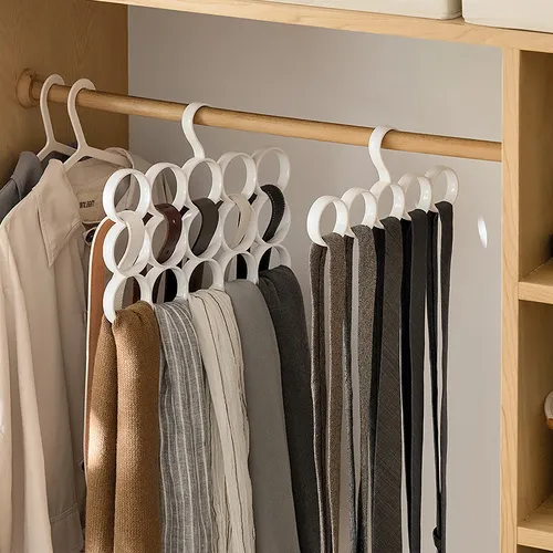 5-Ring/15-Ring Multi-Functional Hangers for Clothes - Versatile Wave Design for Hanging Clothes, Bras, and Accessories