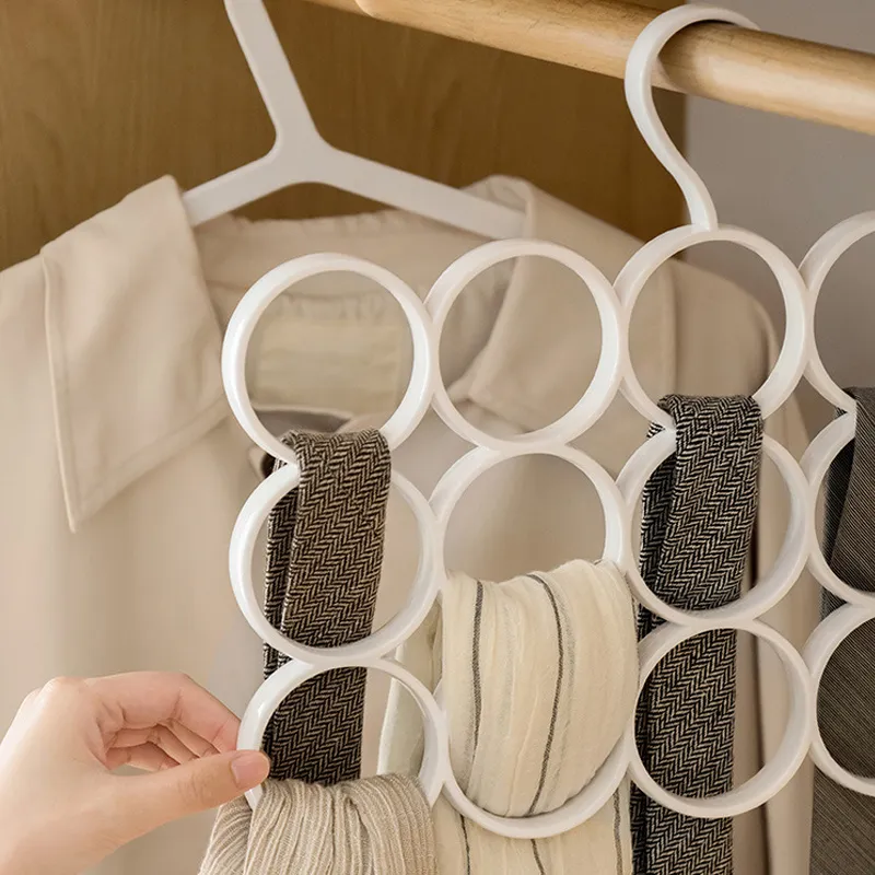 5-Ring/15-Ring Multi-Functional Hangers for Clothes - Versatile Wave Design for Hanging Clothes, Bras, and Accessories