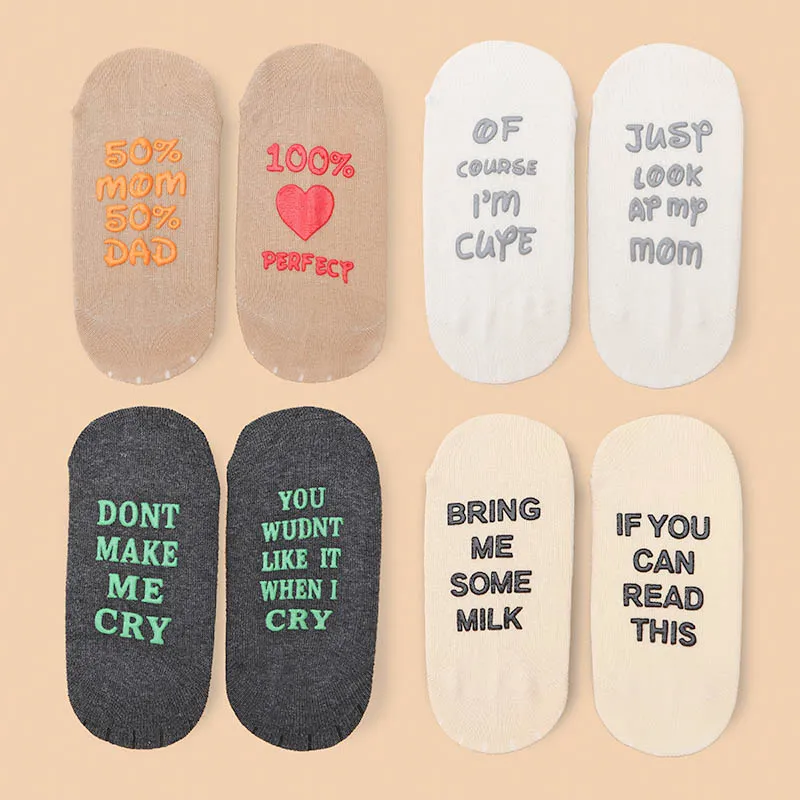 Baby / Toddler Letter Socks White image 3