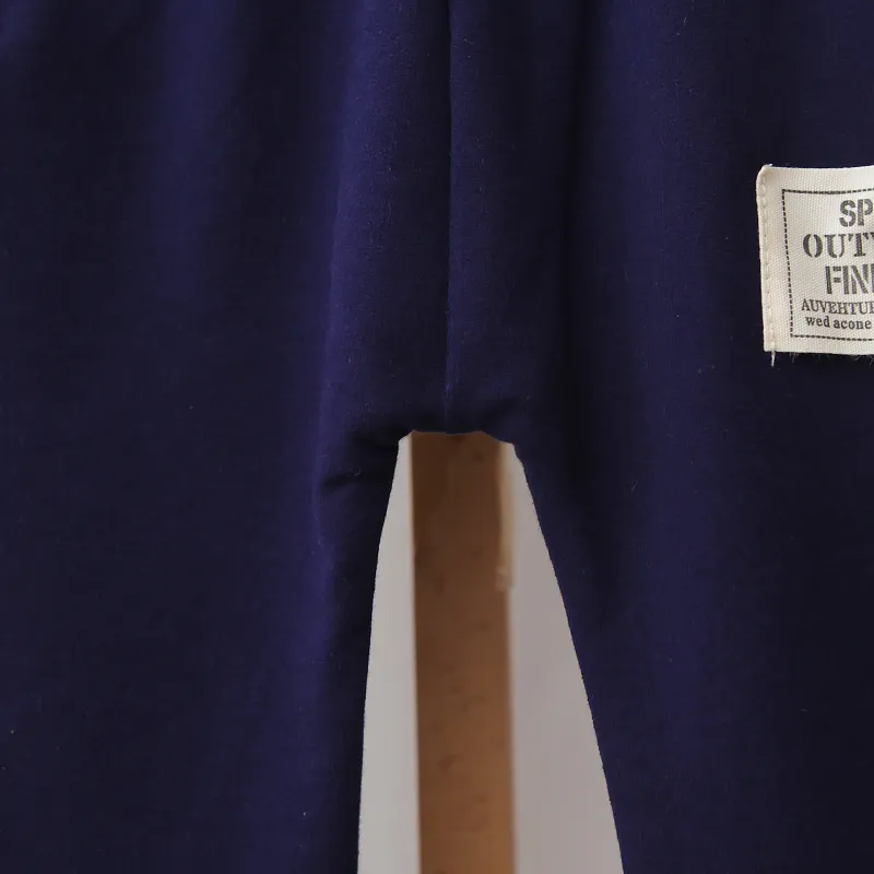 قطعتان من قميص علوي وسراويل قطن 95٪ قطن بأكمام طويلة مزين بالزهور الأزرق الملكي big image 1