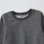 Baby Boy/Girl Solid/Striped Crewneck Long-sleeve Pullover Sweatshirt  image 4