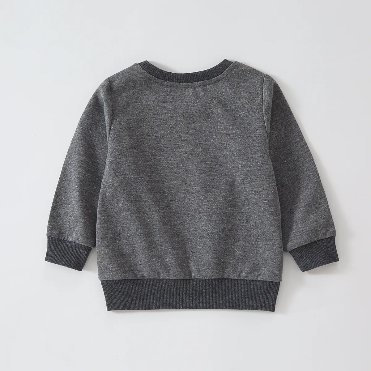 Baby Boy/Girl Solid/Striped Crewneck Long-sleeve Pullover Sweatshirt  image 3
