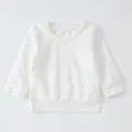 Baby Boy/Girl Solid/Striped Crewneck Long-sleeve Pullover Sweatshirt  image 1