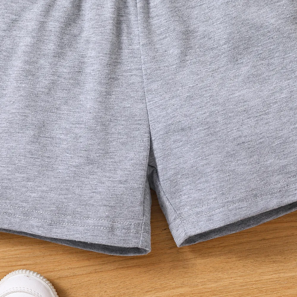 Toddler Boy Basic Solid Shorts big image 3