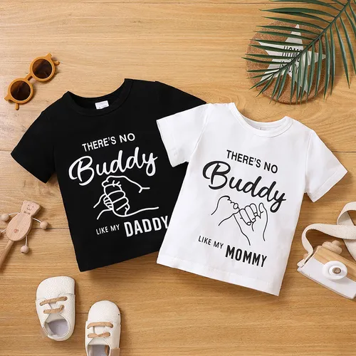 Baby Boy 95% Cotton Letter Print Tee