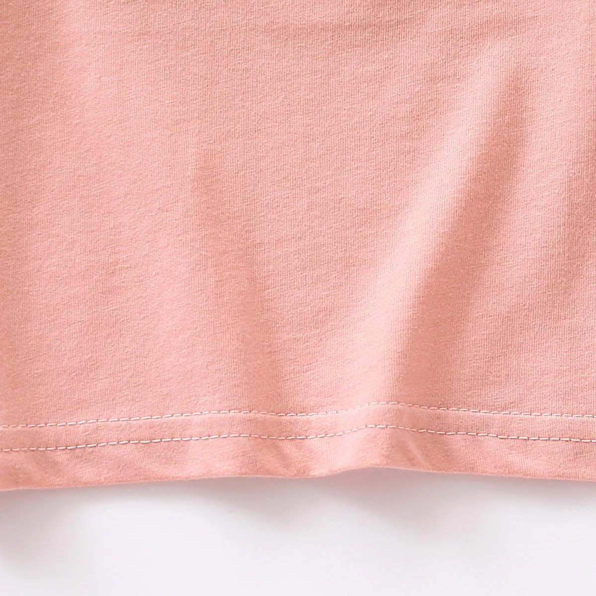 小童 女 立體造型 基礎 短袖 T恤 粉色 big image 1