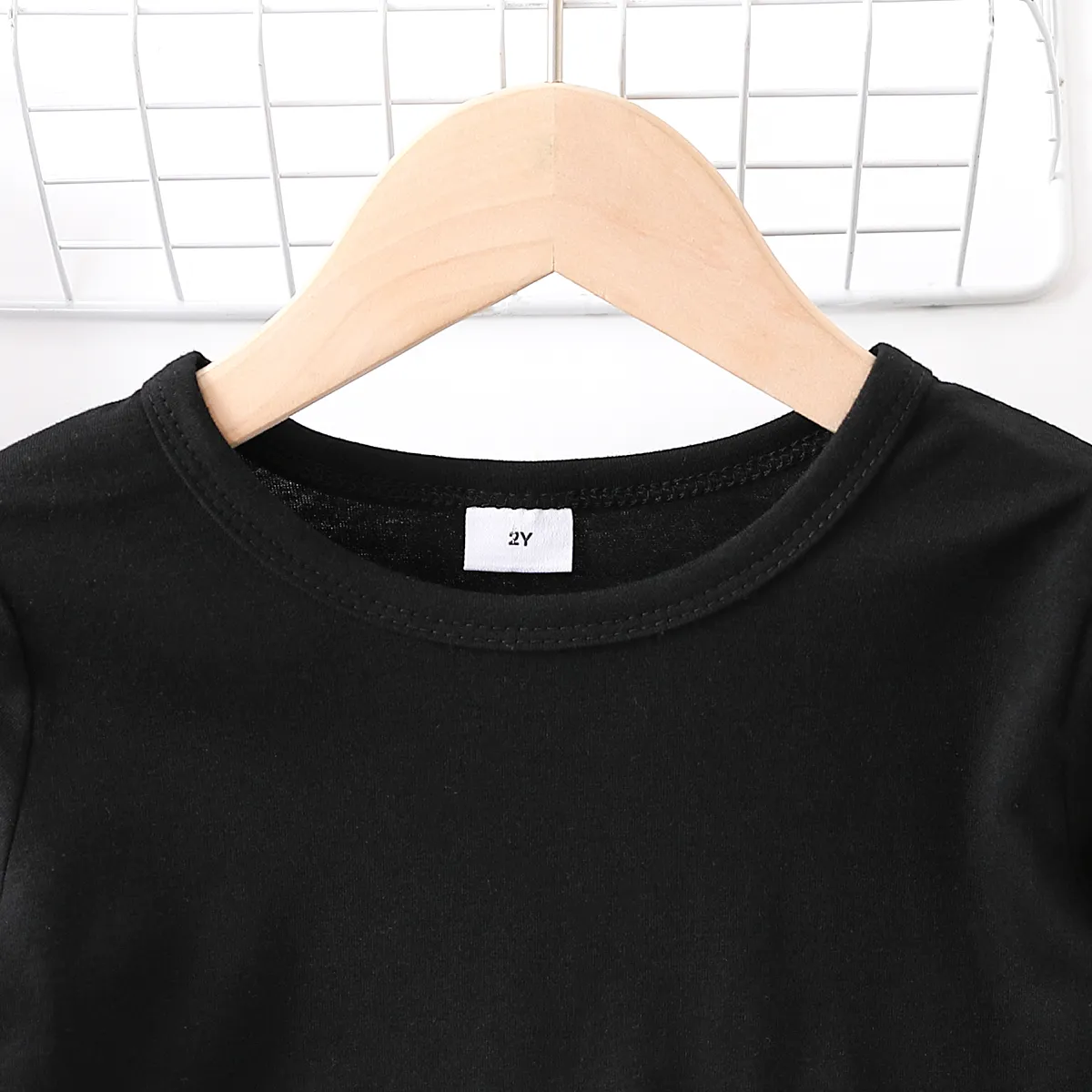 Toddler Boy Vehicle Pattern Long-sleeve Tee Black image 2