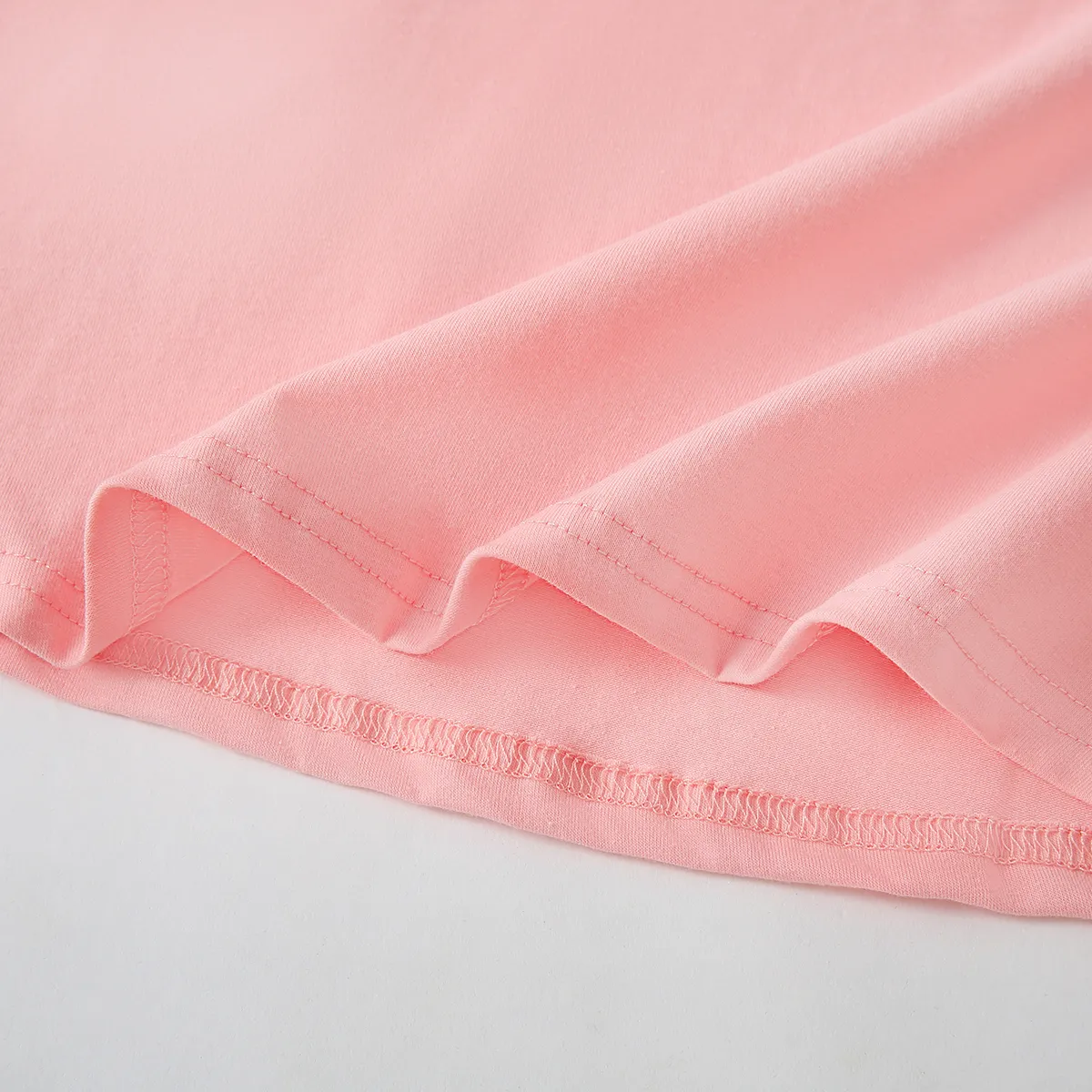 Toddler Girl Cat Print Long-sleeve Dress Pink image 4