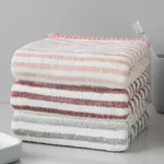 Coral Fleece Towel Super Absorbent Quick-drying Towel Skin-friendly Soft Bath Towel Bathroom Accessories Pink image 2