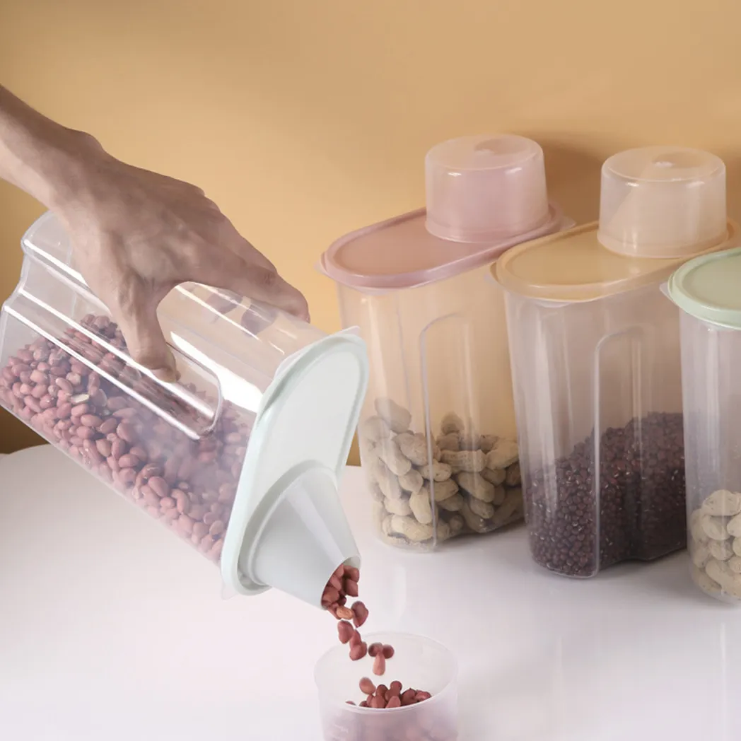Airtight Food Storage Containers, Kitchen Pantry Organization and Storage, Plastic Canisters with Durable Lids  image 2