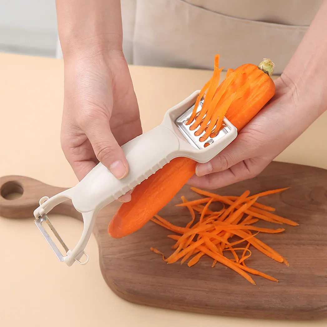 Multi-function Stainless Steel Double Head Peeler Kitchen Vegetable Fruit Paring Knife Double Head Kitchen Accessories