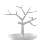 Jewelry Tree Stand Hanging Holder Rings Necklace Earring Jewelry Display Organizer Holder White