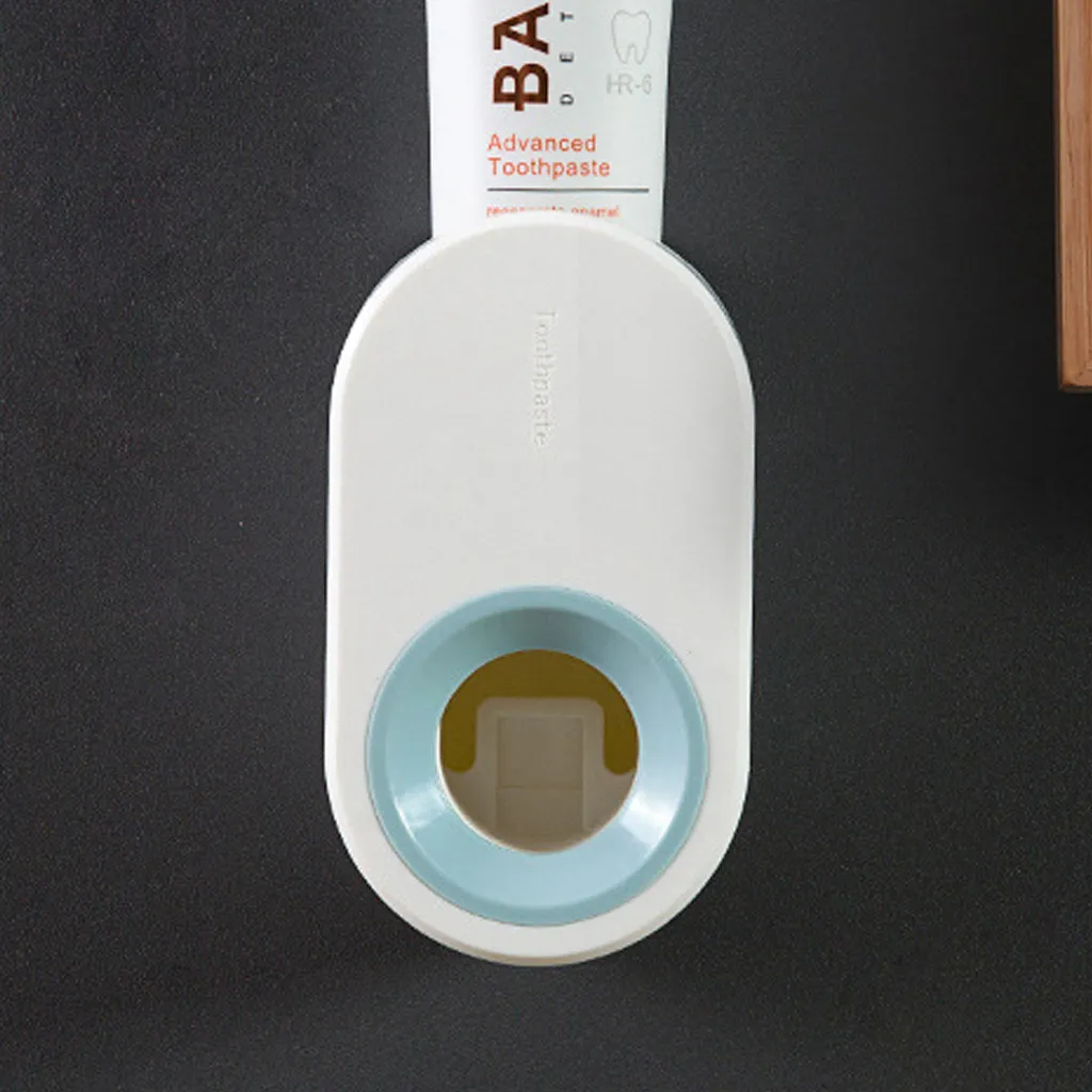 Wall Mount Automatic Toothpaste Dispenser Squeezer Dispenser White big image 1