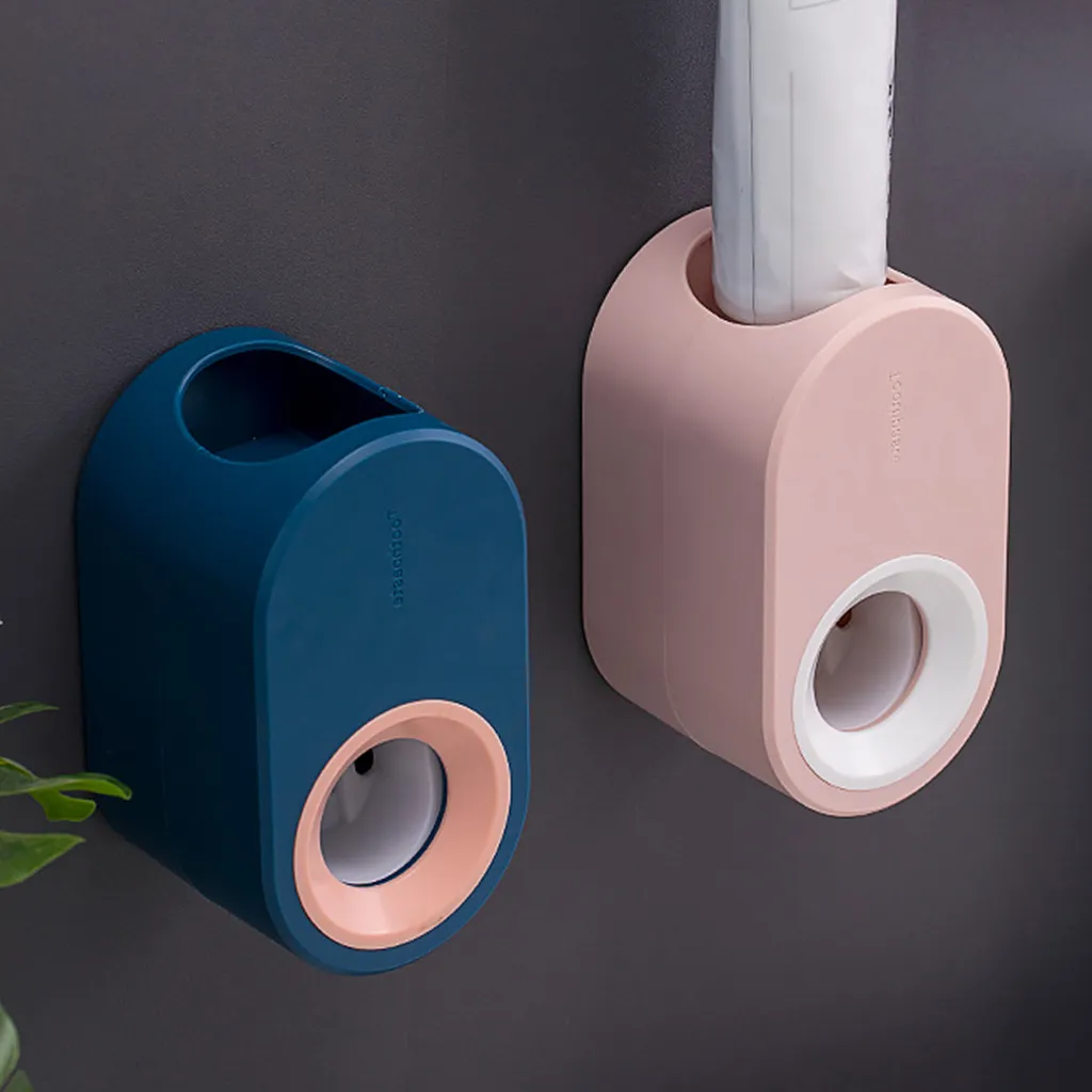 Wall Mount Automatic Toothpaste Dispenser Squeezer Dispenser White image 6