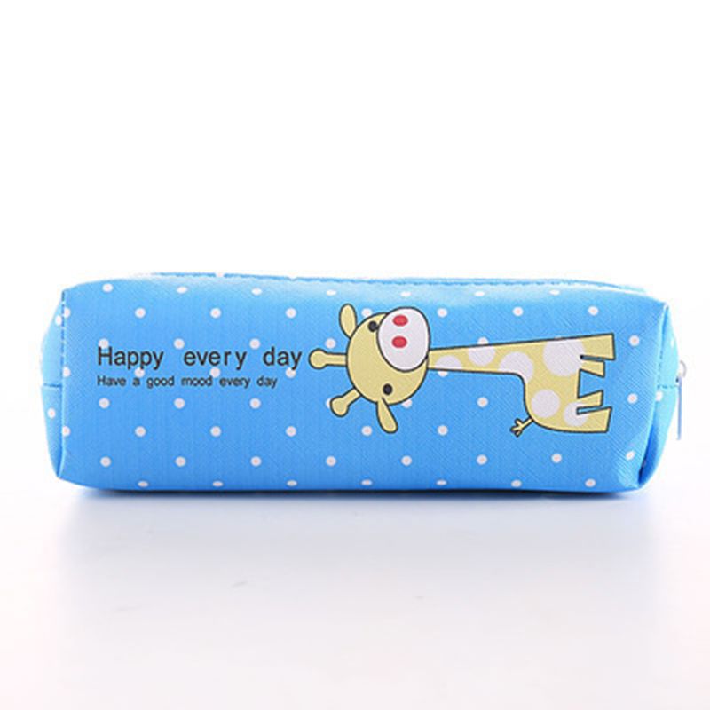 

Cute Cartoon Animal Pen Pencil Case Zipper Pen Pouch Student Stationery Supplies