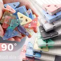 5-pack Book Page Corner Clips Triangular Clip Magazine Books Test Paper Protect Clip Office School Stationery Accessories  image 1