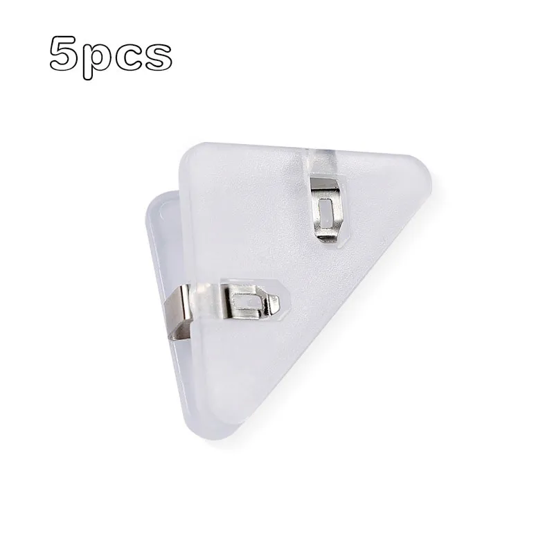 5-pack Book Page Corner Clips Triangular Clip Magazine Books Test Paper Protect Clip Office School Stationery Accessories  image 5