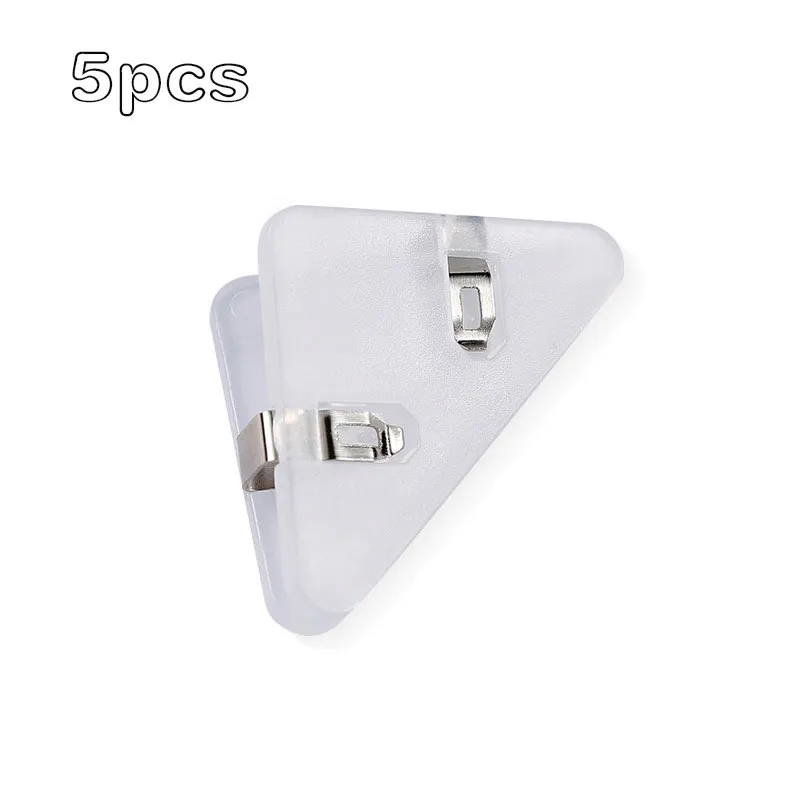 5-pack Book Page Corner Clips Triangular Clip Magazine Books Test Paper Protect Clip Office School Stationery Accessories  big image 5