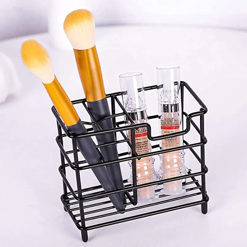 Stainless Steel Toothbrush Holder Toothpaste Holder Durable Bathroom Stand Bathroom Accessories Organizer  image 4