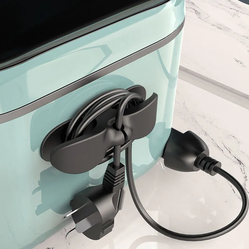 2-pack Cord Organizer Can be Used for Wire Organizers that Stick to Kitchen Utensils Grey image 2