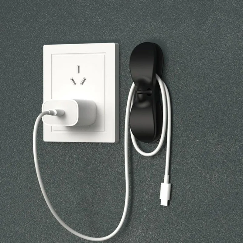 2-pack Cord Organizer Can be Used for Wire Organizers that Stick to Kitchen Utensils Grey image 3