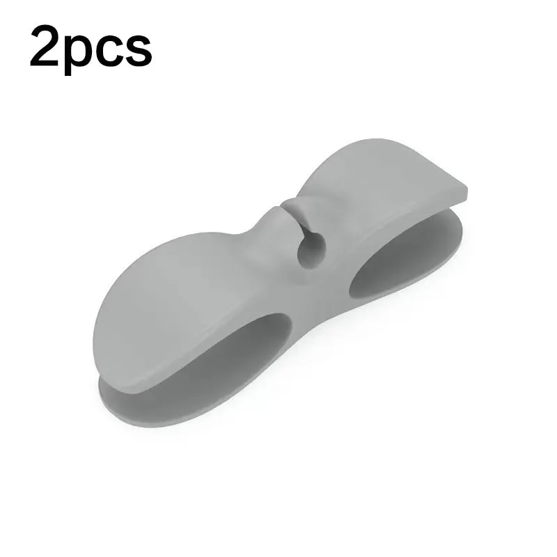 2-pack Cord Organizer Can be Used for Wire Organizers that Stick to Kitchen Utensils Grey big image 1