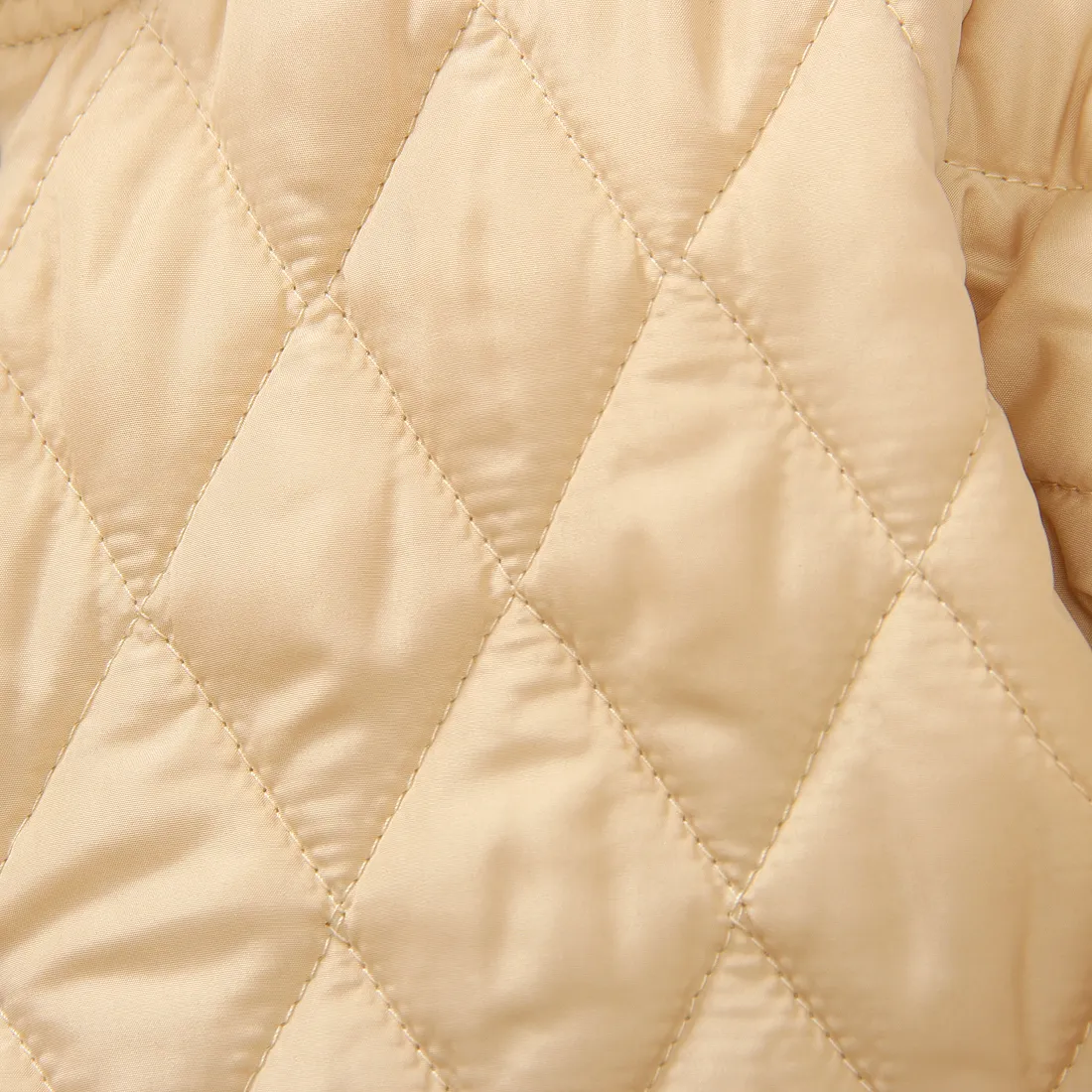 Toddler Boy Textured Button Design Khaki Padded Coat Khaki image 5