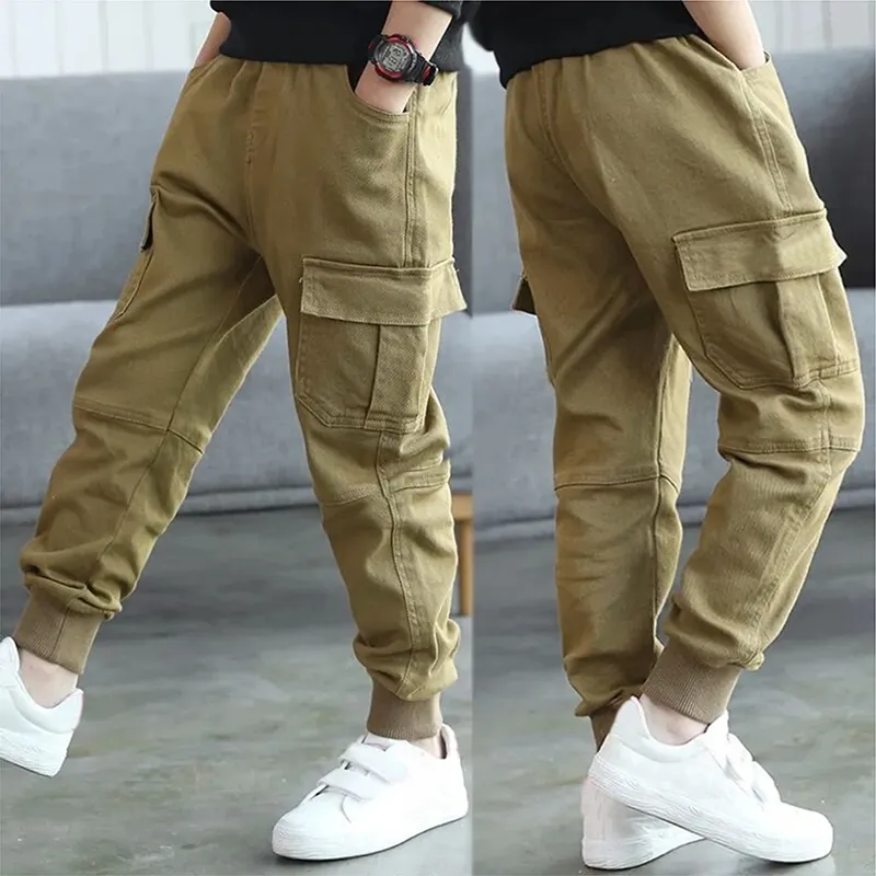 Toddler Boy Trendy Pocket Design Khaki Pants