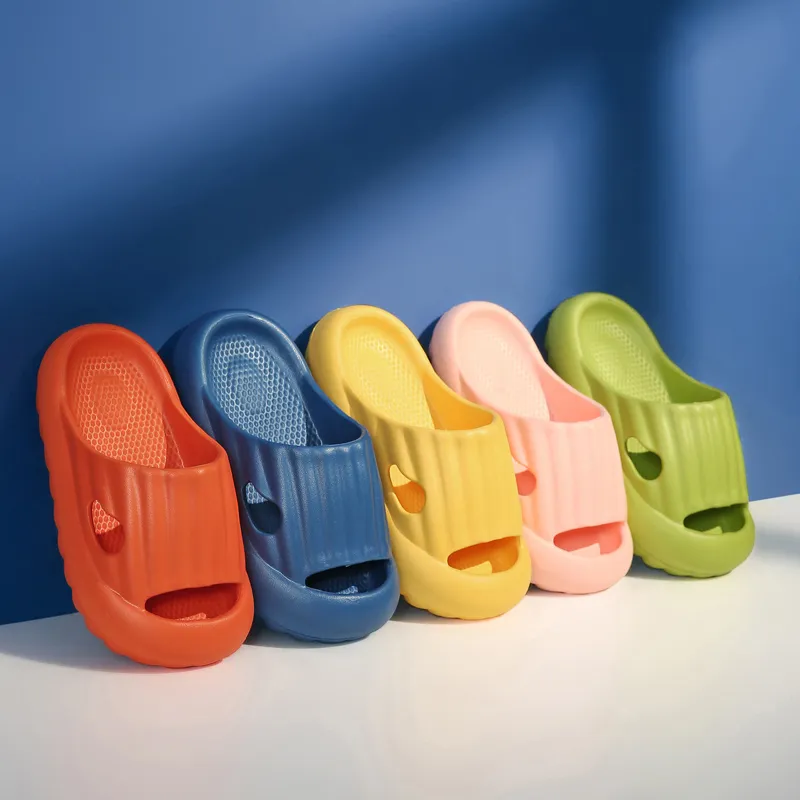 Toddler / Kid Solid Slippers Orange image 2
