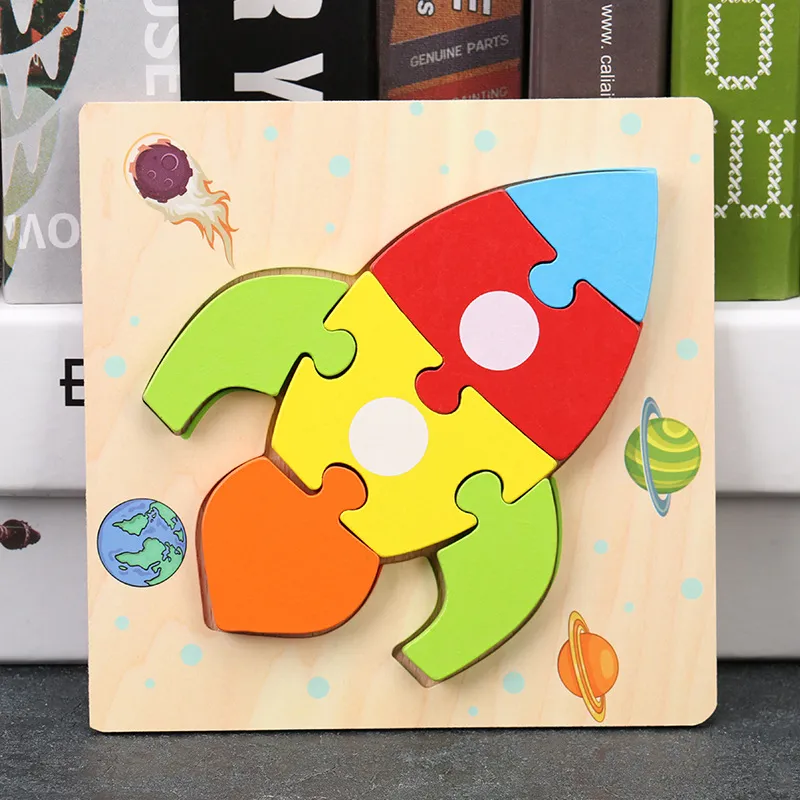 Puzzles En Bois Puzzles Animaux Jouets Cadeaux D'anniversaire Bébé Bambin Enfant Jouets éducatifs Pour Garçons Et Filles